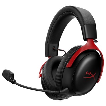 Imagem de Headset HyperX Cloud III S Wireless Preto/ Vermelho (PC/PS5)