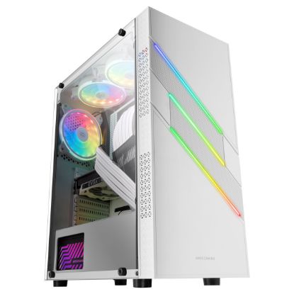 Imagem de Caixa Mars Gaming MCU3 XL ARGB Branca (ATX) (Vidro Temperado)