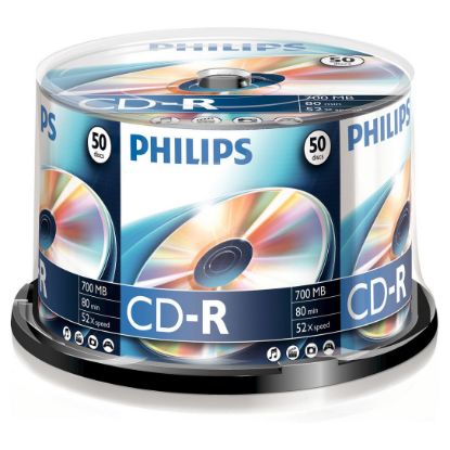 Imagem de CD-R 52x Philips 700Mb Pack50