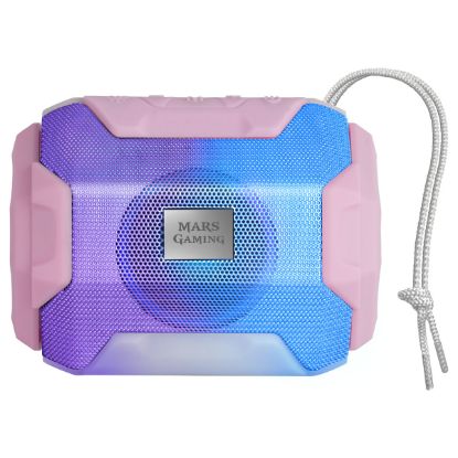 Imagem de Coluna Portátil Bluetooth Mars Gaming MSBAX RGB Rosa