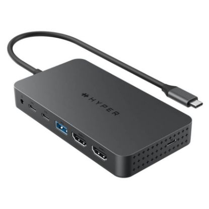 Imagem de Docking Station Targus Type-C Multiport HyperDrive Next 7-em-1 Cinza p/ M1/M2 MacBooks