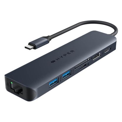 Imagem de Docking Station Targus Type-C Multiport HyperDrive Next 7-em-1 Azul