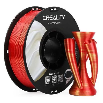 Imagem de Filamento Creality CR Silk PLA Dourado/Vermelho