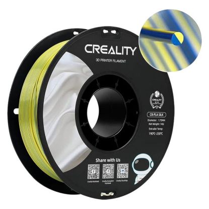Imagem de Filamento Creality CR Silk PLA Amarelo/Azul