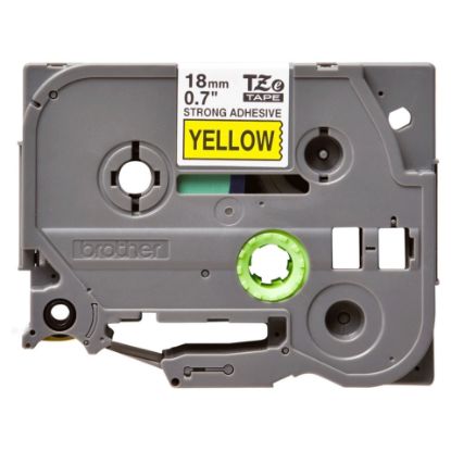 Imagem de Fita Brother Laminada 18MM Preto/Amarelo