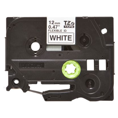 Imagem de Fita Brother Laminada Flexível 12MM Branco/Preto