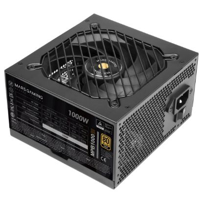 Imagem de Fonte Mars Gaming MPB1000SI 80Plus Gold Preta