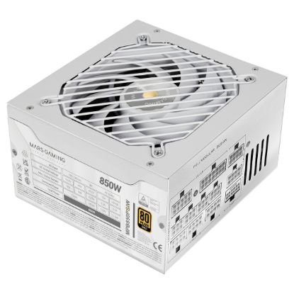 Imagem de Fonte Mars Gaming MPB850PSIW 80Plus Gold Modular Branca 3.1