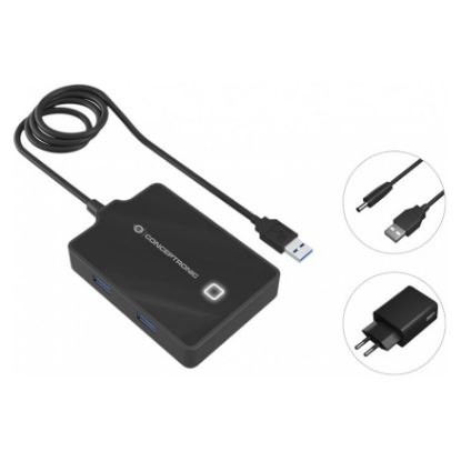 Imagem de Hub USB3.0 4 Portas Conceptronic + Transformador
