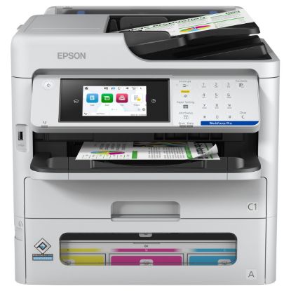 Imagem de Impressora Epson Multifunções Cores Wireless WorkForce Pro EM-C800RDWF (A4)