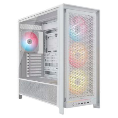 Imagem de Caixa Corsair Frame 5000D Airflow RS ARGB Branca (ATX) (Vidro Temperado)