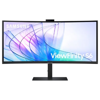 Imagem de Monitor Samsung 34" ViewFinity S65VC VA WQHD 21:9 Curvo 100Hz (5ms) c/ Webcam