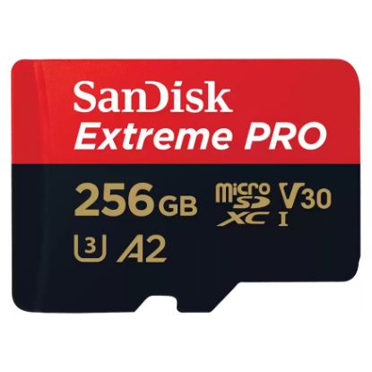 Imagem de MicroSD SanDisk Extreme Pro UHS-I 256GB Class10 (U3) A2 140/200MB/s + AdaptadorSD