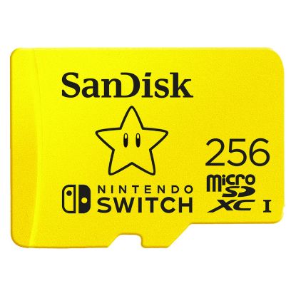 Imagem de MicroSD SanDisk Nintendo Switch UHS-I 256GB Class10 (U3) 90/100MB/s