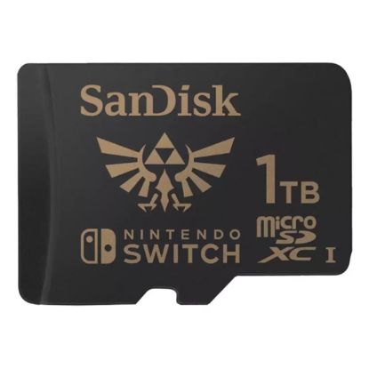 Imagem de MicroSD Sandisk Nintendo Switch UHS-I 1TB Class10 (U3) 90/100MB/s