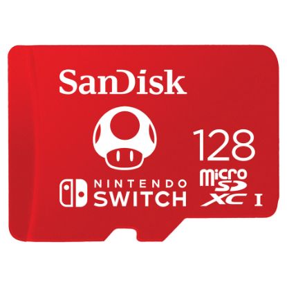 Imagem de MicroSD SanDisk Nintendo Switch UHS-I 128GB Class10 (U3) 90/100MB/s