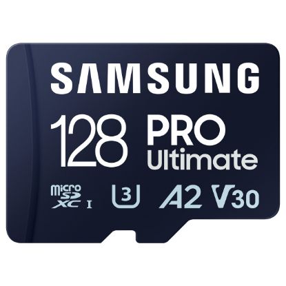 Imagem de MicroSD Samsung Pro Ultimate UHS-I 128GB Class10 (U3) V30 A2 130/200MB/s + AdaptadorSD