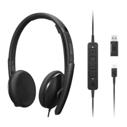 Imagem de Headset Lenovo VoIPTeams Type-C Preto