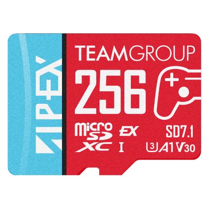Imagem de MicroSD TeamGroup Apex UHS-I 256GB Class10 (U3) V30 A1 90/100MB/s