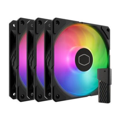 Imagem de Ventoinha 120mm Cooler Master Sickleflow Edge 120 ARGB (Pack3)