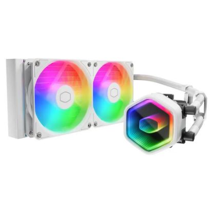 Imagem de Cooler CPU Cooler Master MasterLiquid 240 Core II ARGB Branco