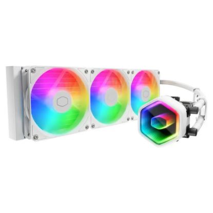 Imagem de Cooler CPU Cooler Master MasterLiquid 360 Core II ARGB Branco