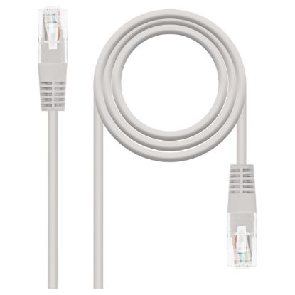 Imagem de Cabo de Rede RJ45 NanoCable Cat.6 UTP Cinza - 30cm