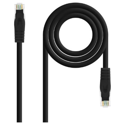Imagem de Cabo de Rede RJ45 NanoCable Cat.6A UTP Preto - 2Mtr