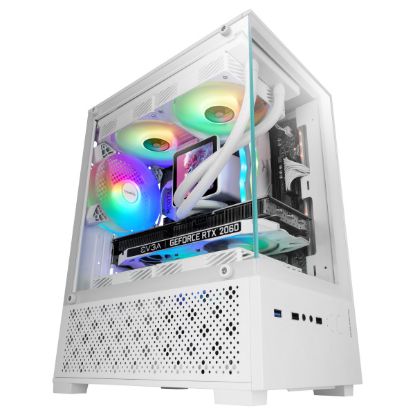 Imagem de Caixa Mars Gaming MC-SE2W Branca (Micro-ATX) (Vidro Temperado)