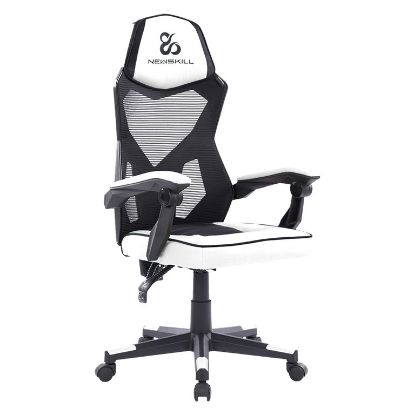 Imagem de Cadeira Ergonómica Gaming NewSkill Eros Branca/Preta