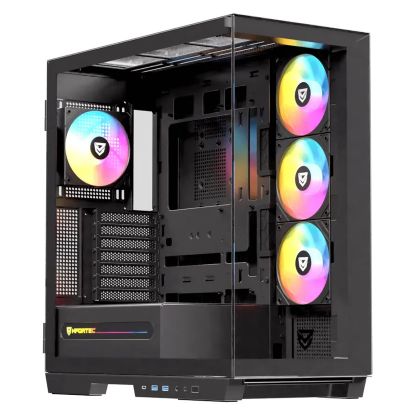Imagem de Caixa Nfortec Ursa ARGB Preta (E-ATX) (Vidro Temperado)