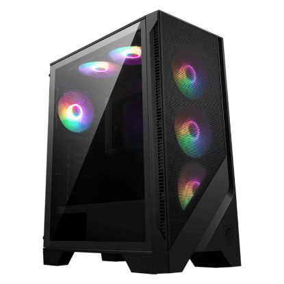 Imagem de Caixa MSI MAG Force 120A Airflow RGB Preta (ATX) (Vidro Temperado)