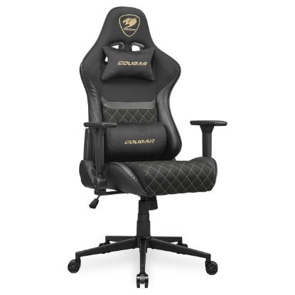 Imagem de Cadeira Gaming Cougar Armor One V2 F Preta/Dourada
