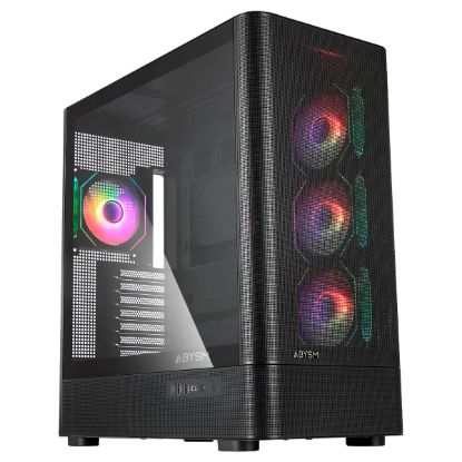 Imagem de Caixa Abysm Danube Sava H500 II Air Preta (ATX) (Vidro Temperado)