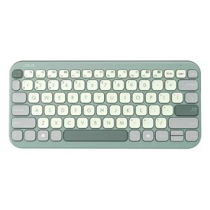 Imagem de Teclado Asus Marshmallow KW100 Copilot Bluetooth Green Tea Latte (PT)