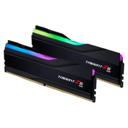Imagem de Dimm DDR5 Pack 2x 32GB (64GB) G.Skill CL32 6400Mhz Trident Z5 RGB Preta