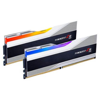 Imagem de Dimm DDR5 Pack 2x 32GB (64GB) G.Skill CL32 6400Mhz Trident Z5 RGB Prateado