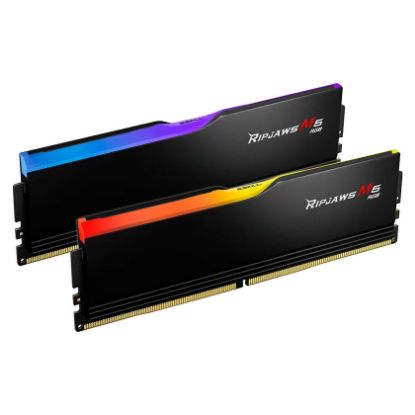 Imagem de Dimm DDR5 Pack 2x 32GB (64GB) G.Skill CL30 6000Mhz Ripjaws M5 RGB Preta