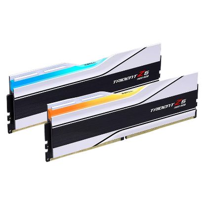 Imagem de Dimm DDR5 Pack 2x 16GB (32GB) G.Skill CL38 8000Mhz Trident Neo Z5 RGB Branca