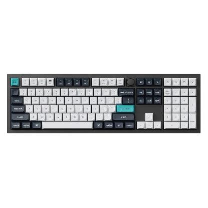 Imagem de Teclado Keychron Q6 Max 100% Wireless Mecânico Preto - Switch Brown Tactile (PT)