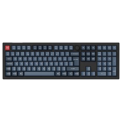 Imagem de Teclado Keychron V6 Max 100% Wireless Mecânico Preto - Switch Brown (PT)