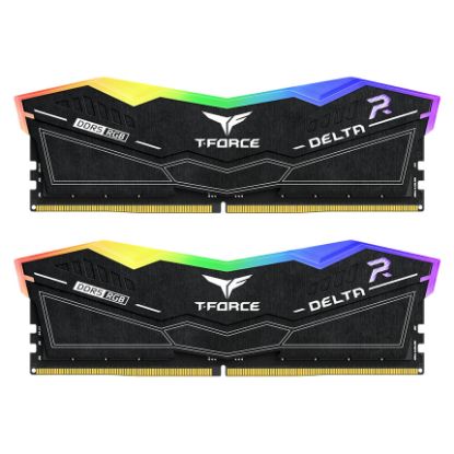 Imagem de Dimm DDR5 Pack 2x 16GB (32GB) TeamGroup CL30 6000Mhz T-Force Delta RGB Preta