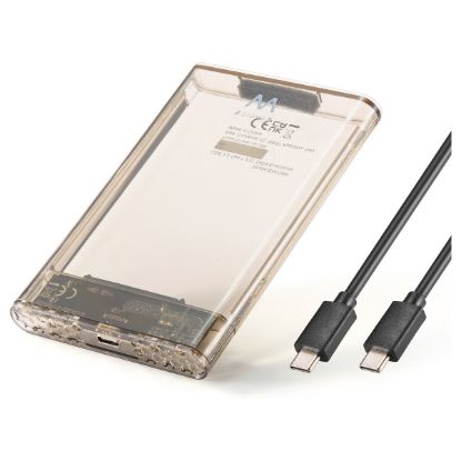 Imagem de Caixa Externa 2,5" SATA Ewent EW7068 Transparente USB3.2 Type-C