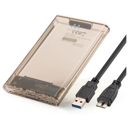 Imagem de Caixa Externa 2,5" SATA Ewent EW7068 Transparente USB3.2 Type-A