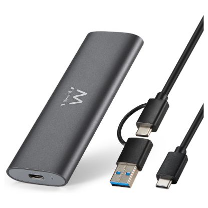 Imagem de Caixa Externa M.2 Ewent EW7061 USB3.2 Type-A/Type-C