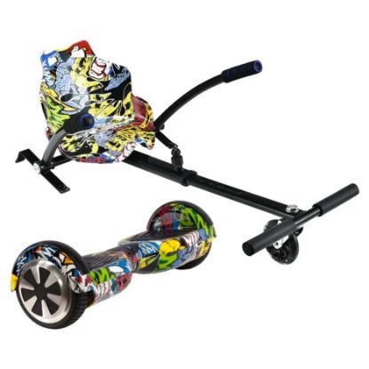 Imagem de Hoverboard UrbanGlide 65 Lite + Kart Pilot Multicolor