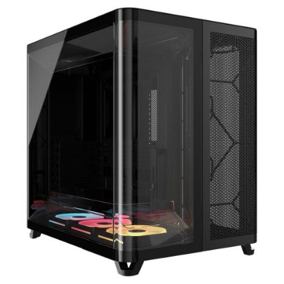 Imagem de Caixa Corsair Air 5400 LX-R Link Preta (E-ATX) (Vidro Temperado)