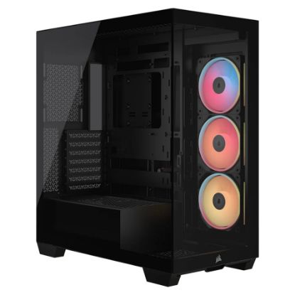 Imagem de Caixa Corsair 3500X LX-R Link RGB Preta (E-ATX) (Vidro Temperado)