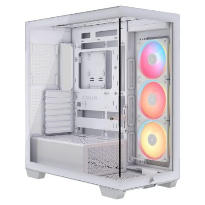 Imagem de Caixa Corsair 3500X LX-R Link RGB Branca (E-ATX) (Vidro Temperado)