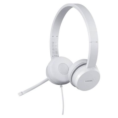 Imagem de Headset Lenovo 110 Stereo USB Branco